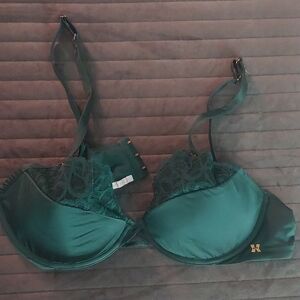 Savage X Fenty Emerald Lace Bra